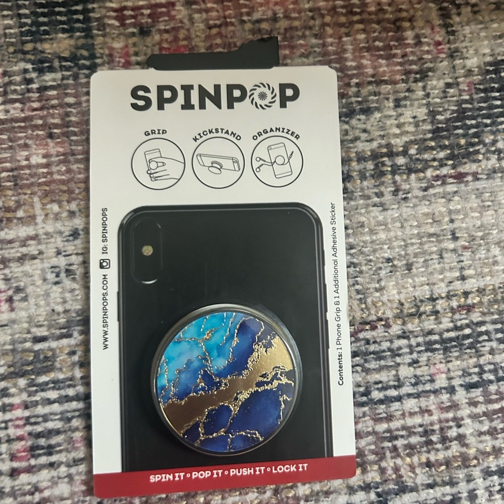 Blue Marble Phone Grip
